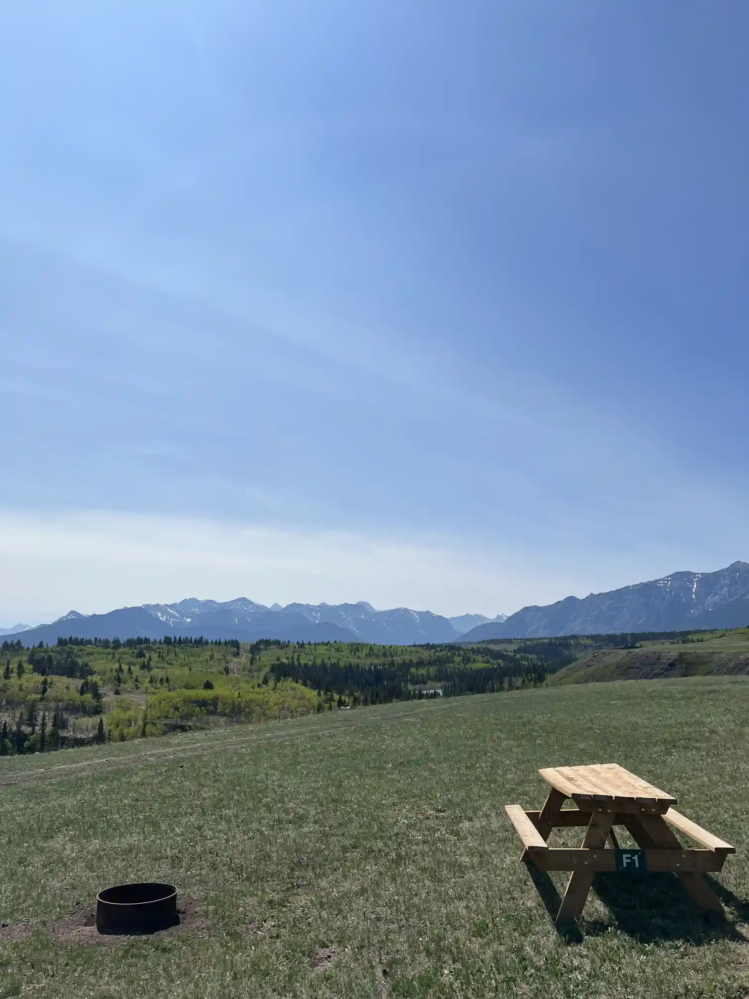 Photo of campsite F1