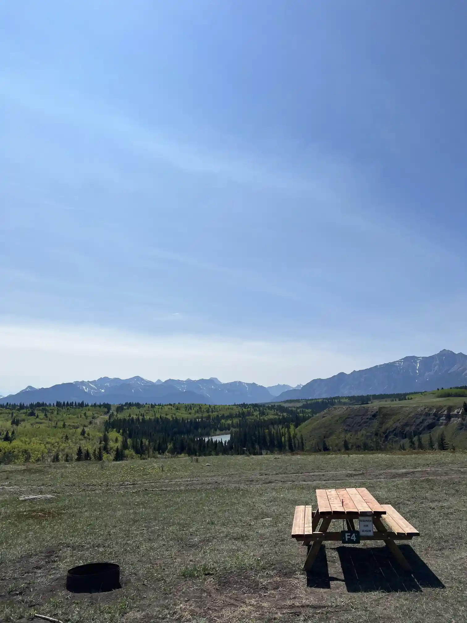 Photo of campsite F4